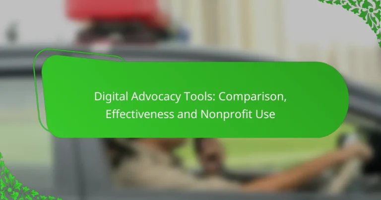 Digital Advocacy Tools: Comparison, Effectiveness and Nonprofit Use