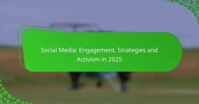 Social Media: Engagement, Strategies and Activism in 2025